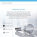V370-Bisque Porcelain Vessel Sink Brushed Nickel Ensemble with 726 Vessel Faucet (Bundle - 3 Items: Sink  Faucet  and Pop Up Drain) - B01LFEWN86